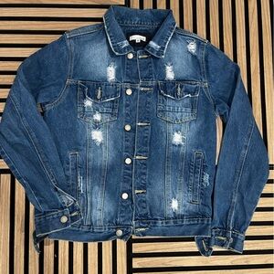 Enslaved Denim Jean Jacket Men’S Size S